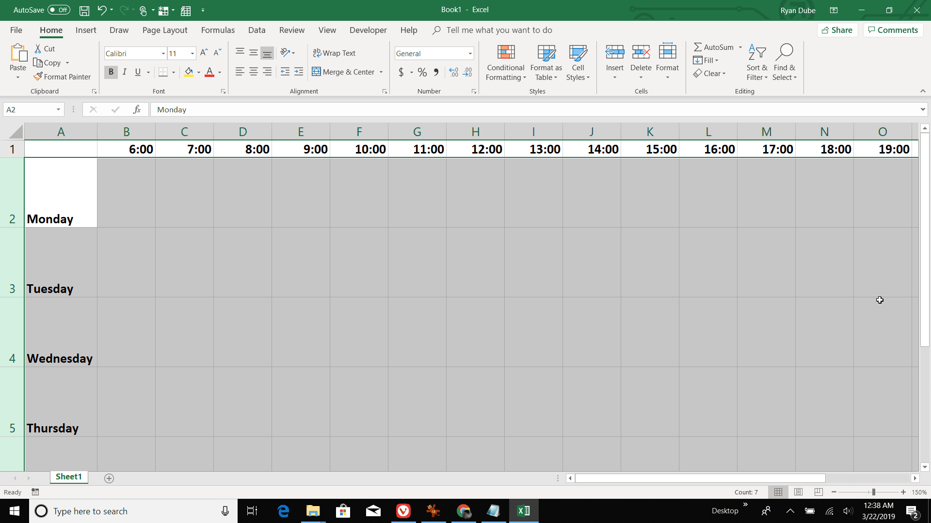 is there a way to integrate a calendar to excel for mac